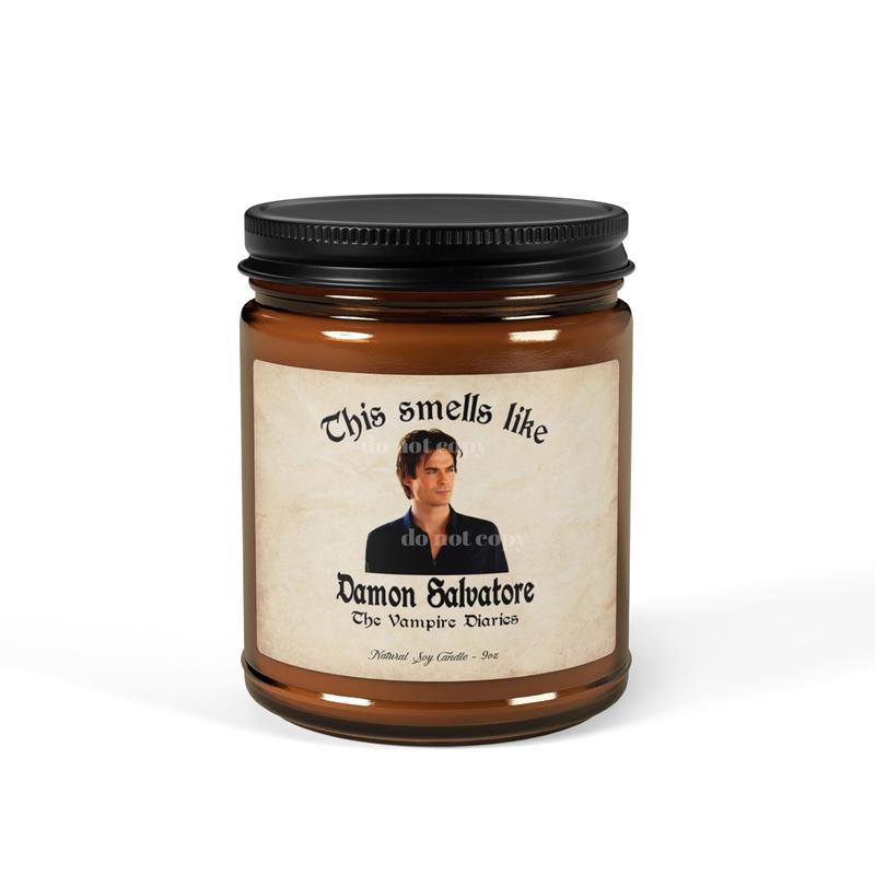 This Smells Like Damon Salvatore The Vampire Diaries Candle Scented Natural Soy Wax 9oz 9 Different Scents Home Decoration