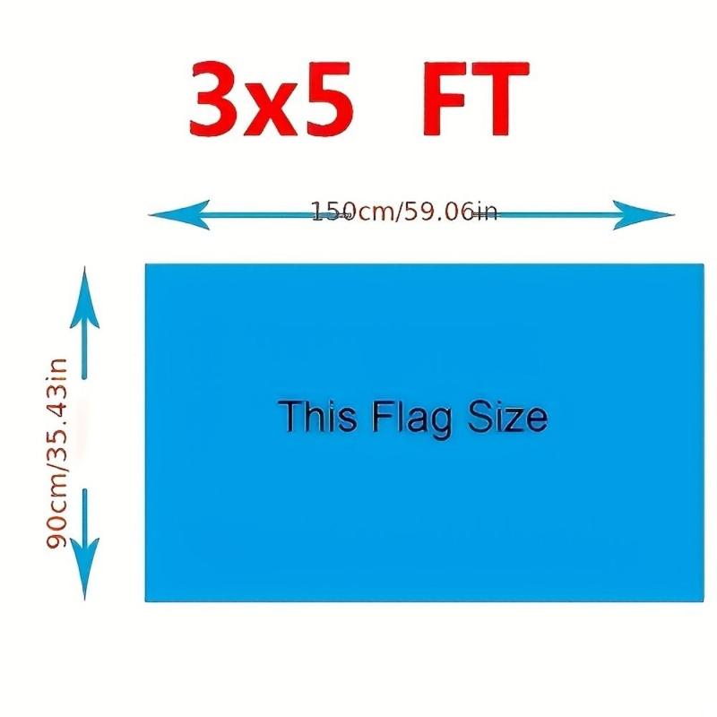 American Flag & Letter & Eagle Pattern Flag, 3x5 Ft Decorative Flag with 4 Grommets, Outdoor & Indoor Decor Flag for Party, Festival