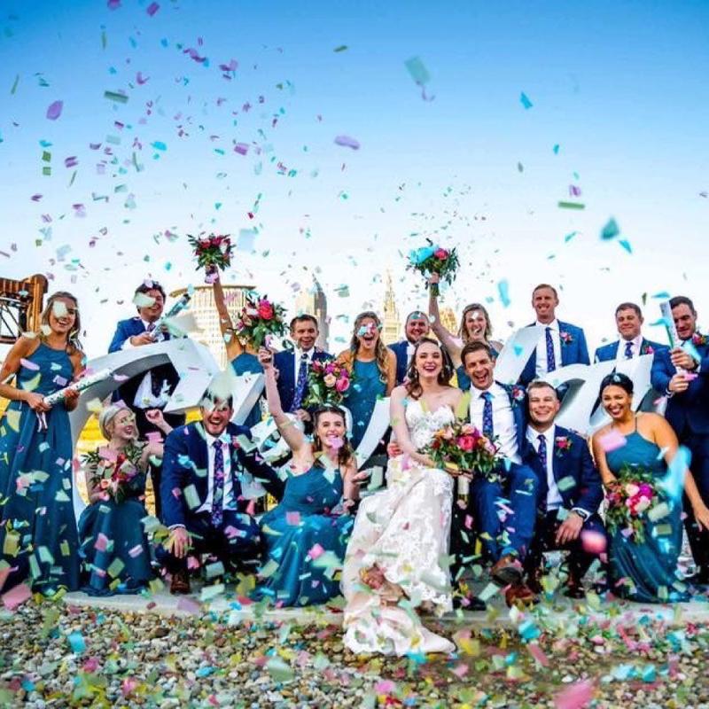 Biodegradable & Water Soluble Multi-Color Confetti Cannon