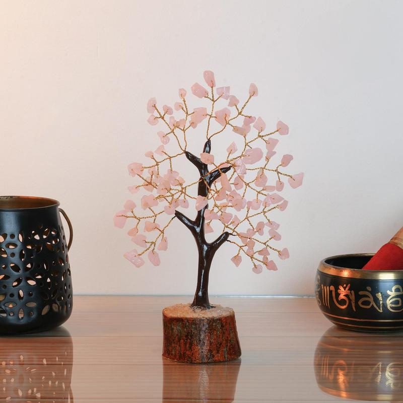 Rose Quartz Tree - Rose Quarts Tree - Rose Trees - Rose Quartz Desk - Crystal Decor - Pink Room Decor - Desk Decorations - Pink Office Decor - Pink Things - Pink Office Accessories