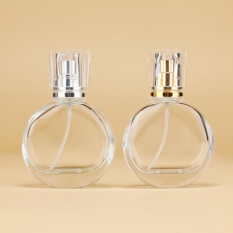 Portable Travel Perfume Bottle, 30ml Empty Spray Bottle, Clear Glass Perfume Dispenser, Portable Cosmetic Bottle