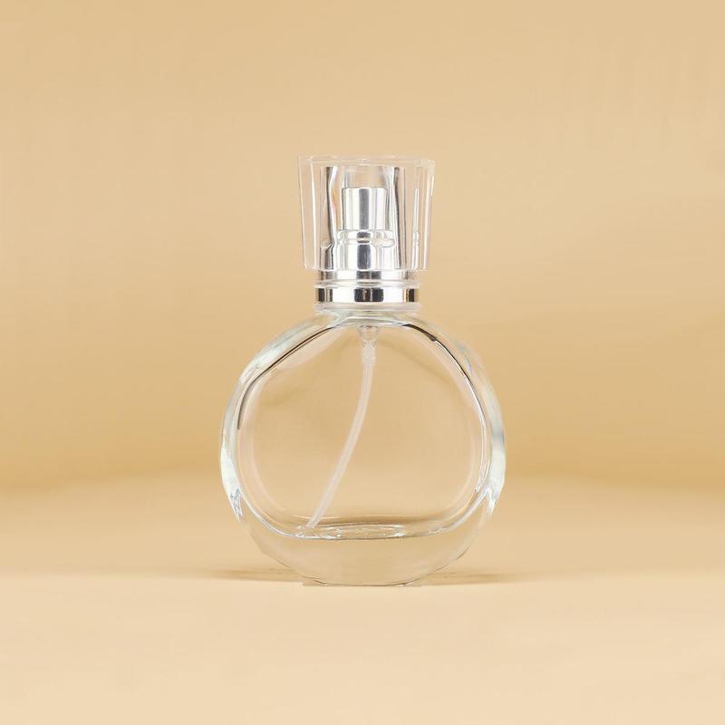 Portable Travel Perfume Bottle, 30ml Empty Spray Bottle, Clear Glass Perfume Dispenser, Portable Cosmetic Bottle