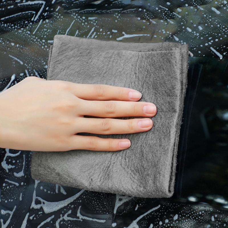 NEW 10 Counts Cleaning Cloth Reusable Microfiber Cleaning Pad High Water Absorption Stripe Free Cleaning Towel Rag Multipurpose Polishing Cloth Glass Window