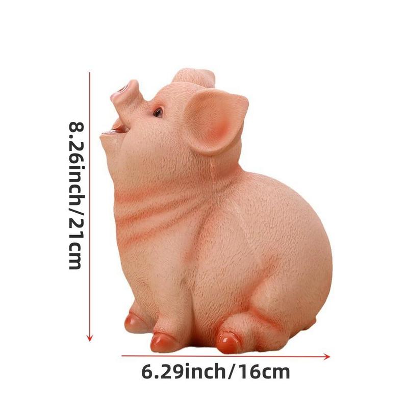 Cute Pig Shaped Piggy Bank, 1 Count Durable Coin Bank, Fun Animal Shaped Money Saving Box, Ideal Cash Storage and Home Decor