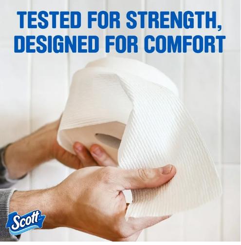 Scott 1000 Toilet Paper, 36 Rolls, 1,000 Sheets per Roll