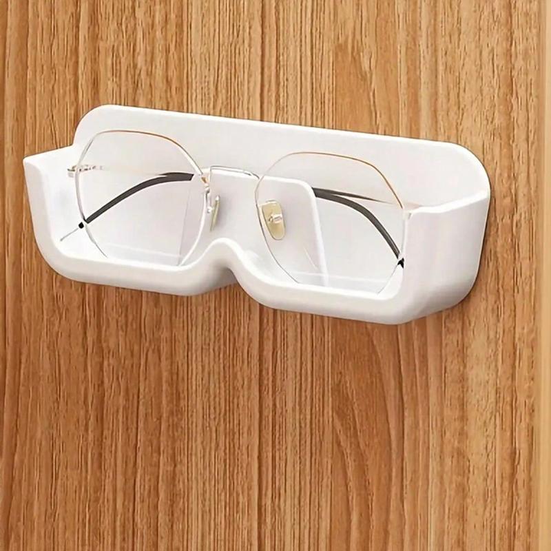 Wall Mounted Glasses Storage Box, 1 Count Punch Free Glasses Holder, Glasses Display Rack, Home Organizer for Bedroom Bathroom