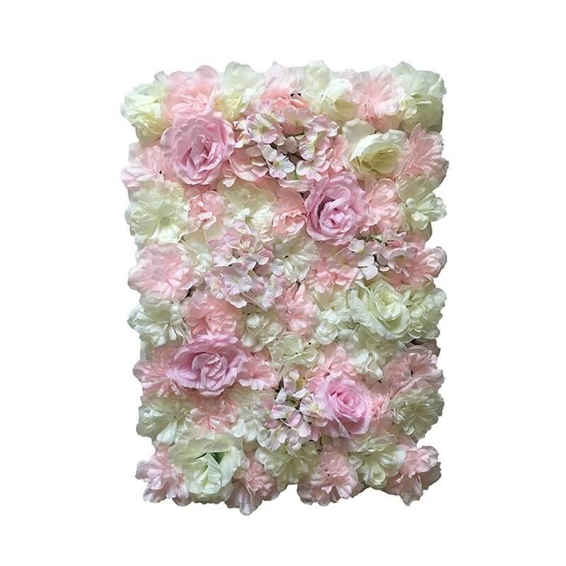 40x60cm Silk Rose Flower Wall Home Decoration Artificial Flowers for Wedding Decoration Romantic Wedding Flowers Backdrop Decor