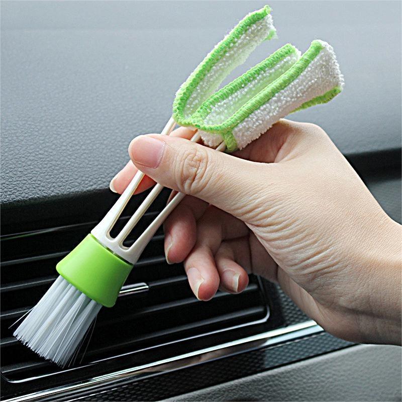 Car Air Conditioner Cleaning Brush, Multifunctional Detachable Car Air Vent Brush, Double-ended Cleaning Brush For Car And Home Use