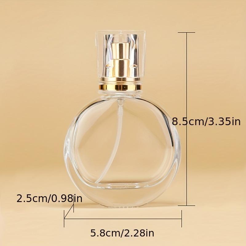 Portable Travel Perfume Bottle, 30ml Empty Spray Bottle, Clear Glass Perfume Dispenser, Portable Cosmetic Bottle