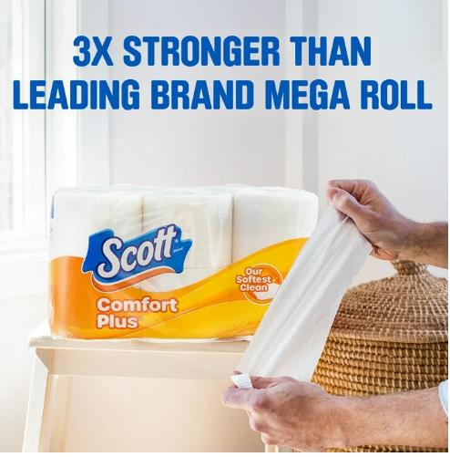 Scott 1000 Toilet Paper, 36 Rolls, 1,000 Sheets per Roll