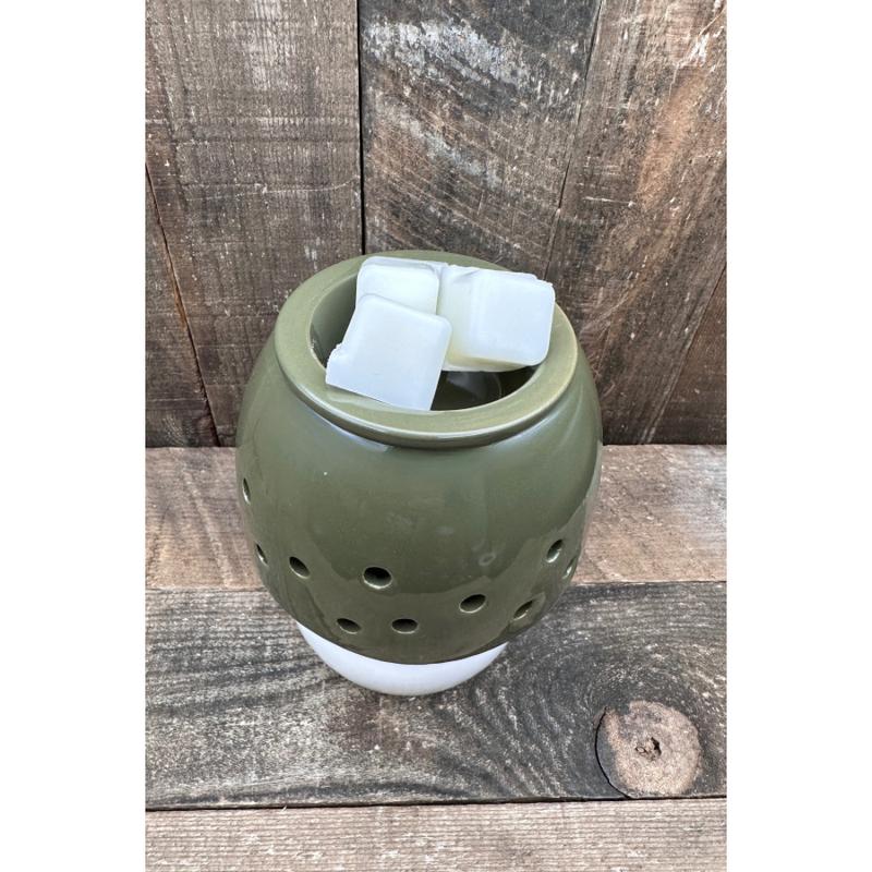 Fall Mushroom Wax Melter Halloween Green Essential Oil Warmer