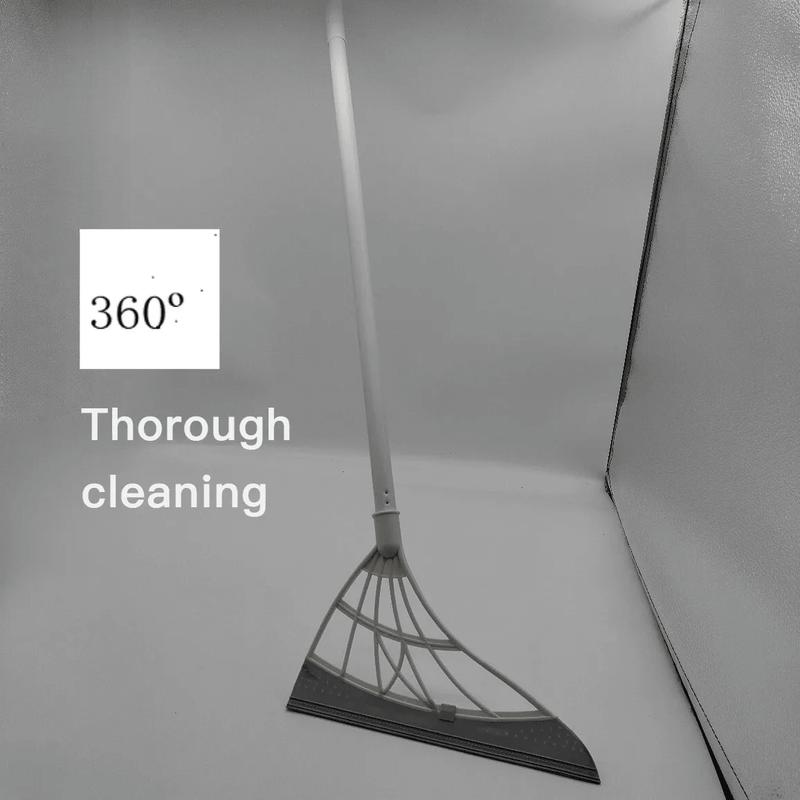 Magic Broom Rubber Strip Broom Silicone Sweep Cleaning Floor Wiper Silicone Broom Domestic Toilet Lazy Broom 1pc