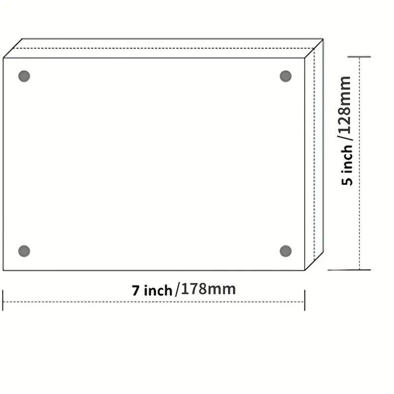 Crystal Magnetic Elegance Photo Frame Decor