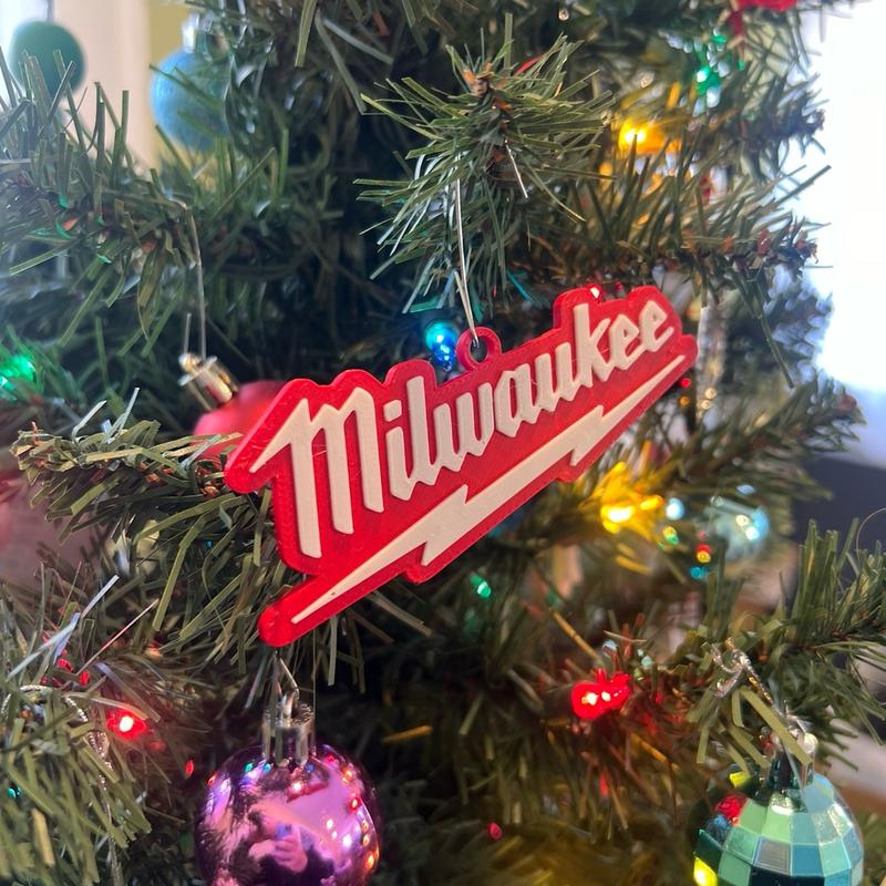 Milwaukee Ornament - Milwaukee Tools Christmas Ornament - Milwaukee Tools Gift