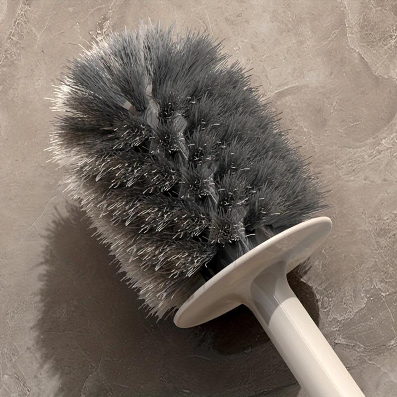 Luxe Toilet Brush Set - Wall-Mounted, Efficient Corner Cleaning Design, with  Rack - Ideal for Bathroom Maintenance Toilet brush Accessory Tool