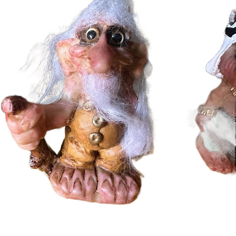 Mini Travel Size Duende  Troll Religious Decor