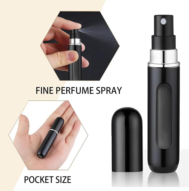 Refillable Perfume Bottle Travel Travel Cologne Sprayer, Refillable Perfume Bottle and Travel Size Perfume Refill Bottle, Cologne Atomizer and Travel Perfume Bottle for Easy Refill