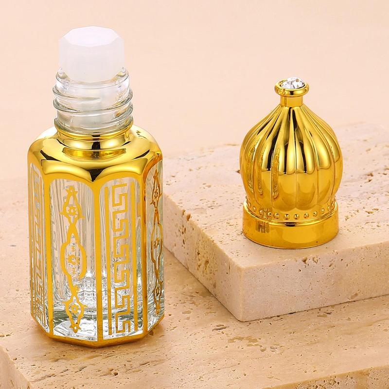 6ML Essential Oil Bottles, Perfume Dispenser Containers, Glass Dropper Glass Roller Empty Bottle