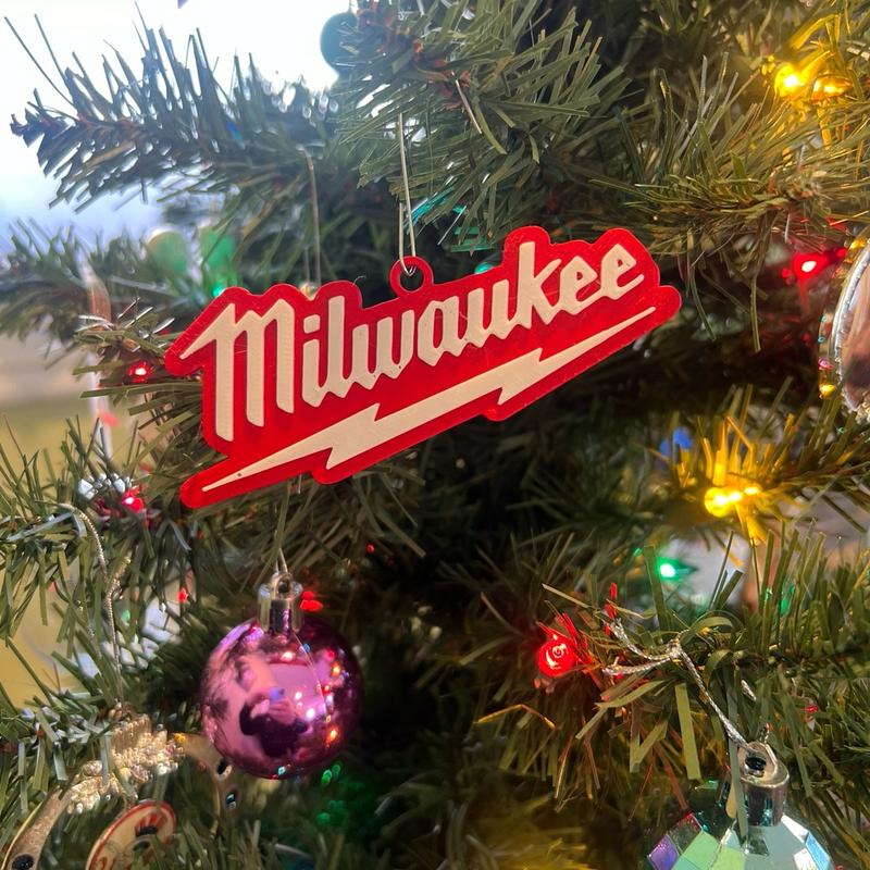 Milwaukee Ornament - Milwaukee Tools Christmas Ornament - Milwaukee Tools Gift