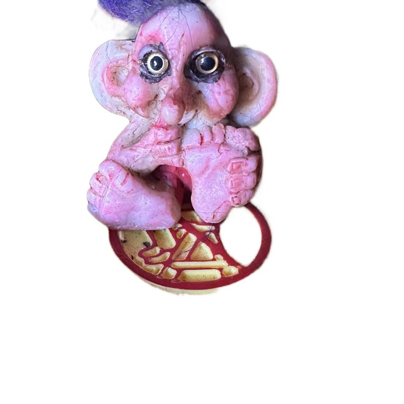 Mini Travel Size Duende  Troll Religious Decor