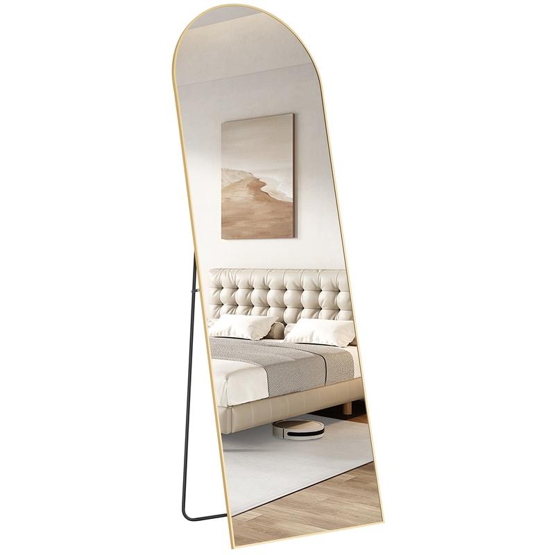 EDX Arched Full Length Mirror Full Body Mirror Rectangle Free Standing Wall Mounted Leaning Hanging Floor Mirrors