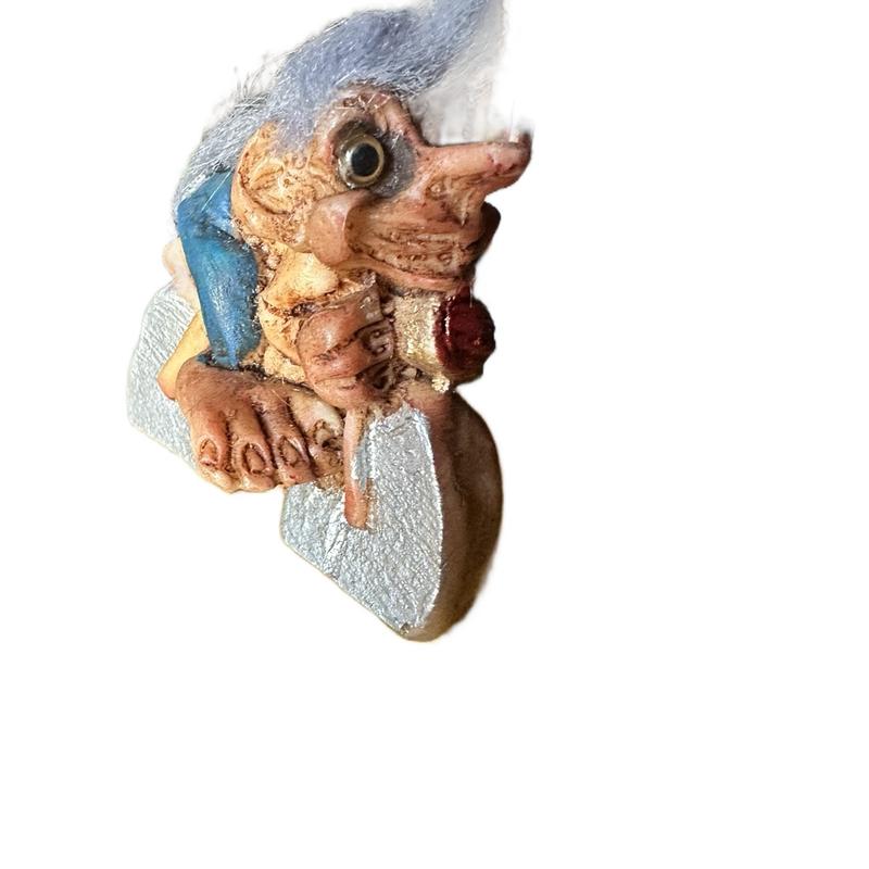 Mini Travel Size Duende  Troll Religious Decor