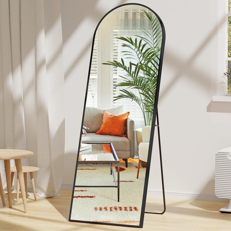 EDX Arched Full Length Mirror Full Body Mirror Rectangle Free Standing Wall Mounted Leaning Hanging Floor Mirrors