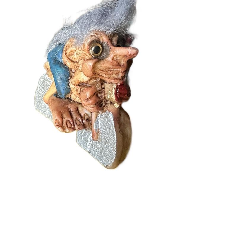 Mini Travel Size Duende  Troll Religious Decor