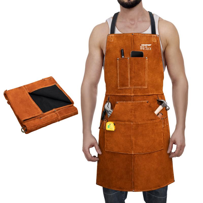 ARCCAPTAIN Leather Welding Work Apron 24