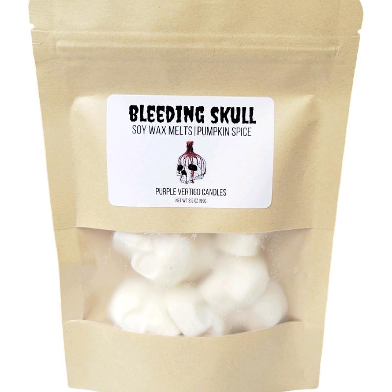 Bleeding Skull Soy Wax Melts 3.5 ounces