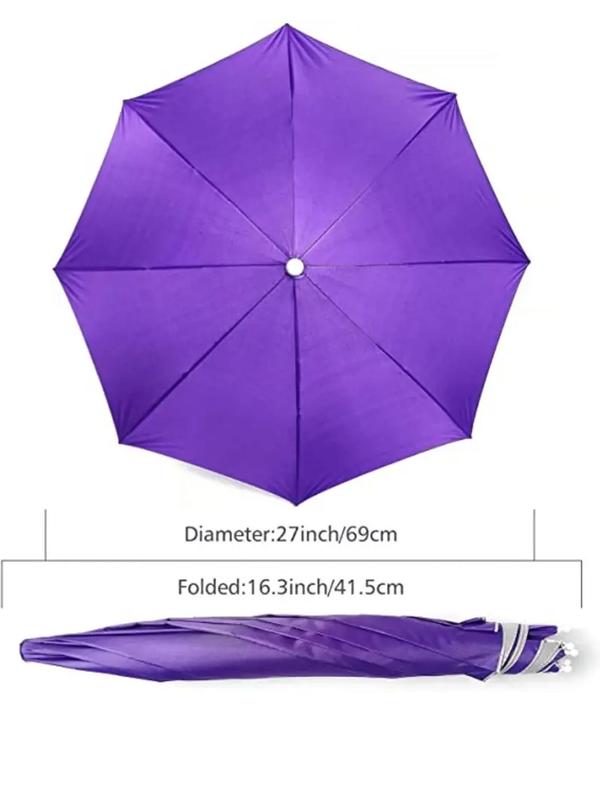 All Seasons Umbrella Hat, 2024 New Style Sun Protection Umbrella Hat for Women, Simple Hands Free Umbrella Hat for Outdoor Activities