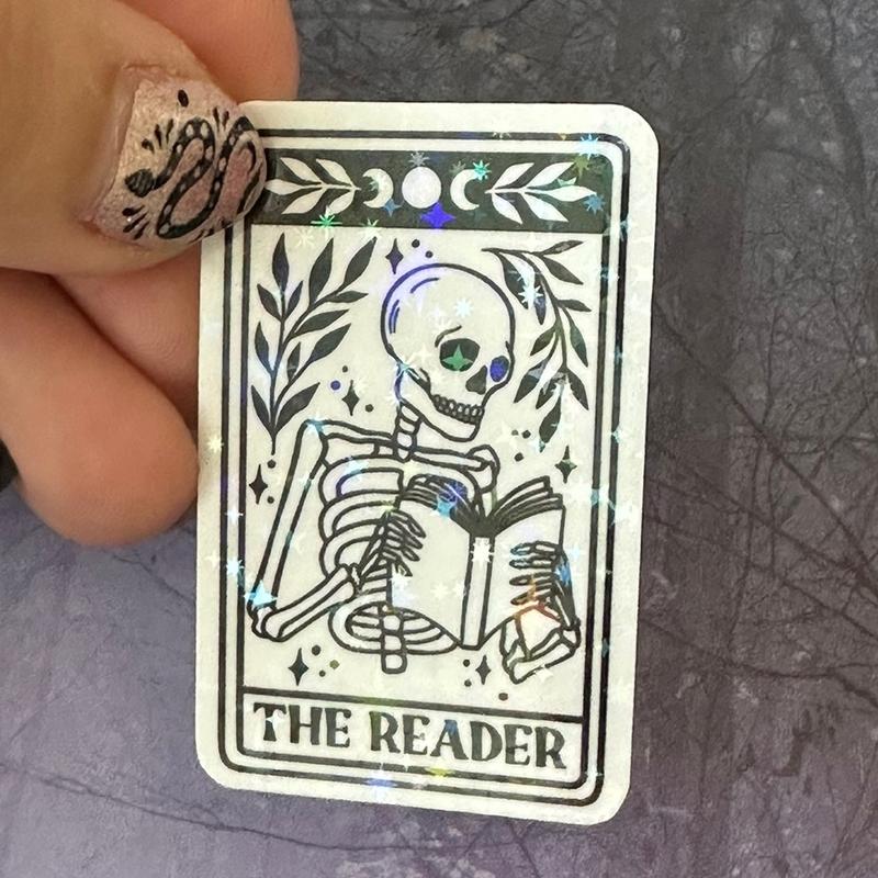 The Reader tarot card 2” sticker