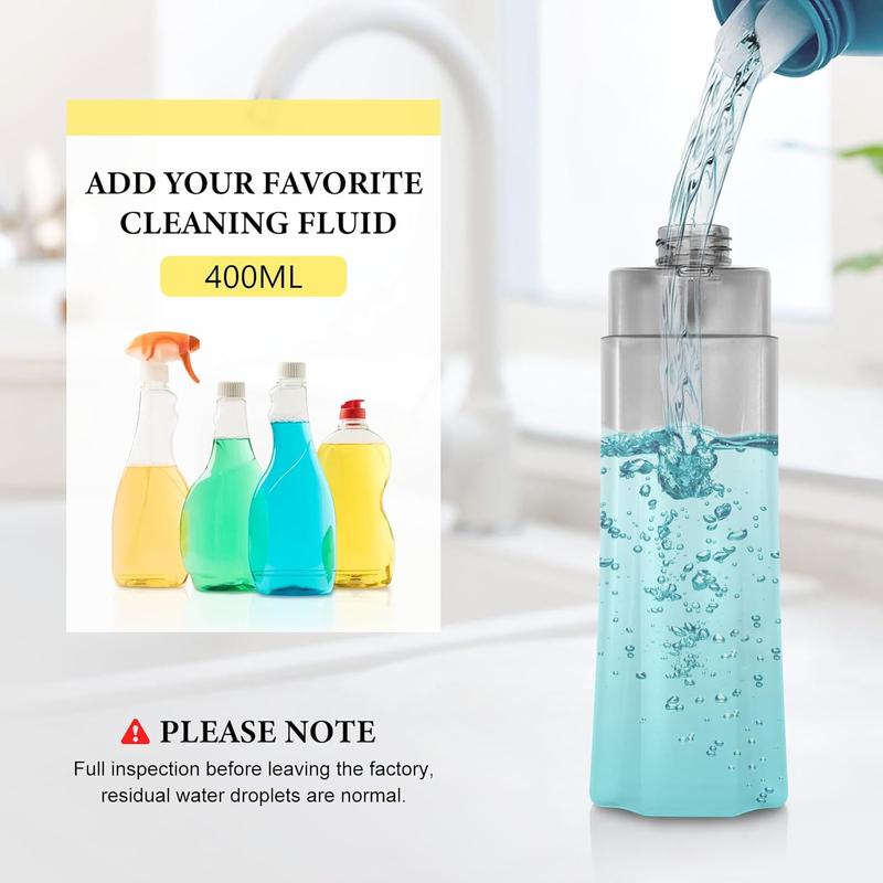 Mops for Floor Cleaning, Microfiber Spray Mop with 400ml Refillable Bottle and 2 Replacement Pads Dry Wet Floor Mop for Household or Commercial Use Dust Mop for Hardwood Laminate Tile Ceramic