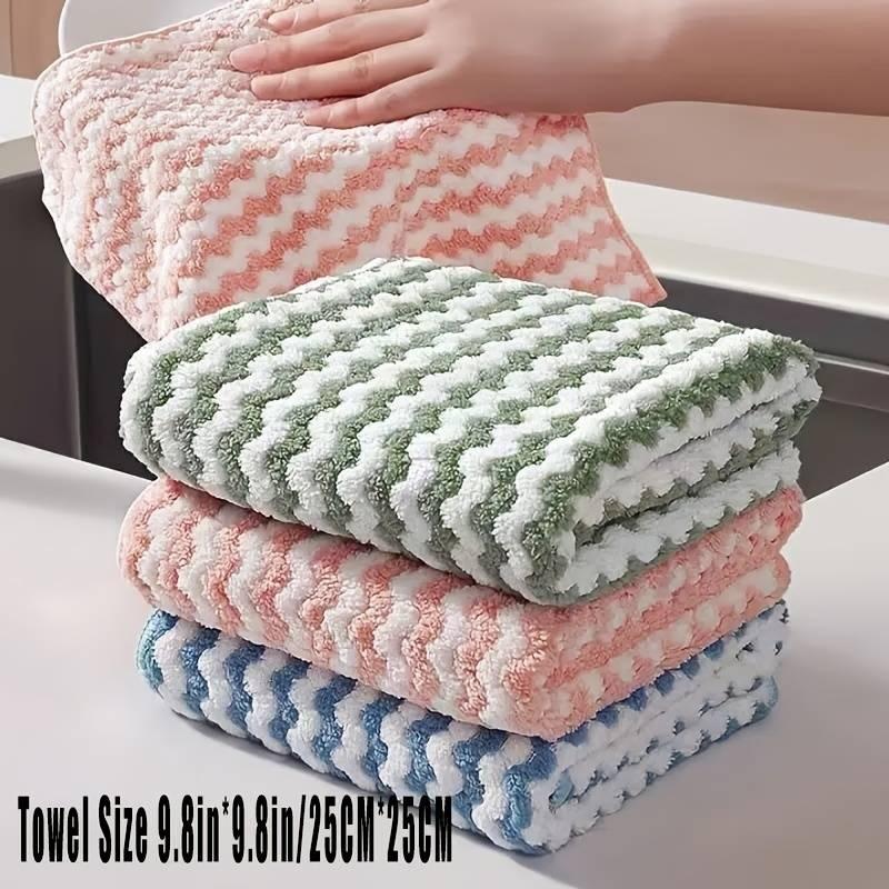 5 10pcs Soft Microfiber High Absorbent Shower Towel for Bathroom, Soft Thin Bath Sheet Towels, Household Bath Sheets Towels, Bathroom Accessories