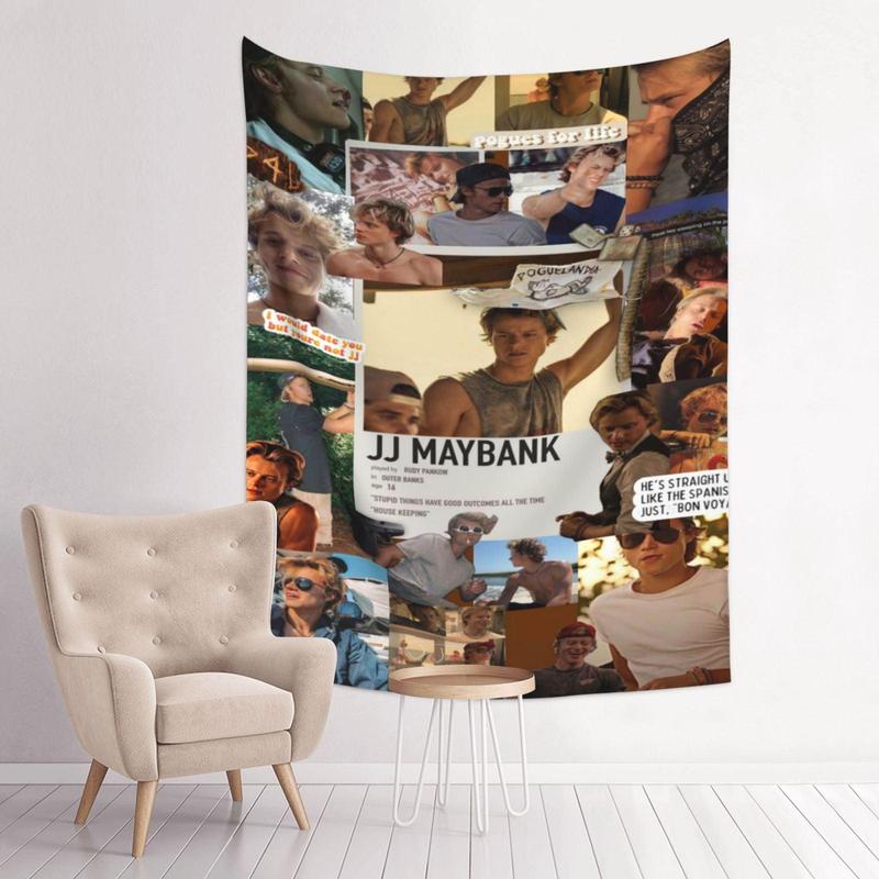 Outer Banks JJ Maybank Tapestry Cool Tapestry Art Prints Wall Painting Artworks Tapestries Hanging Picture Gift Bedroom Home Decor 80x60in