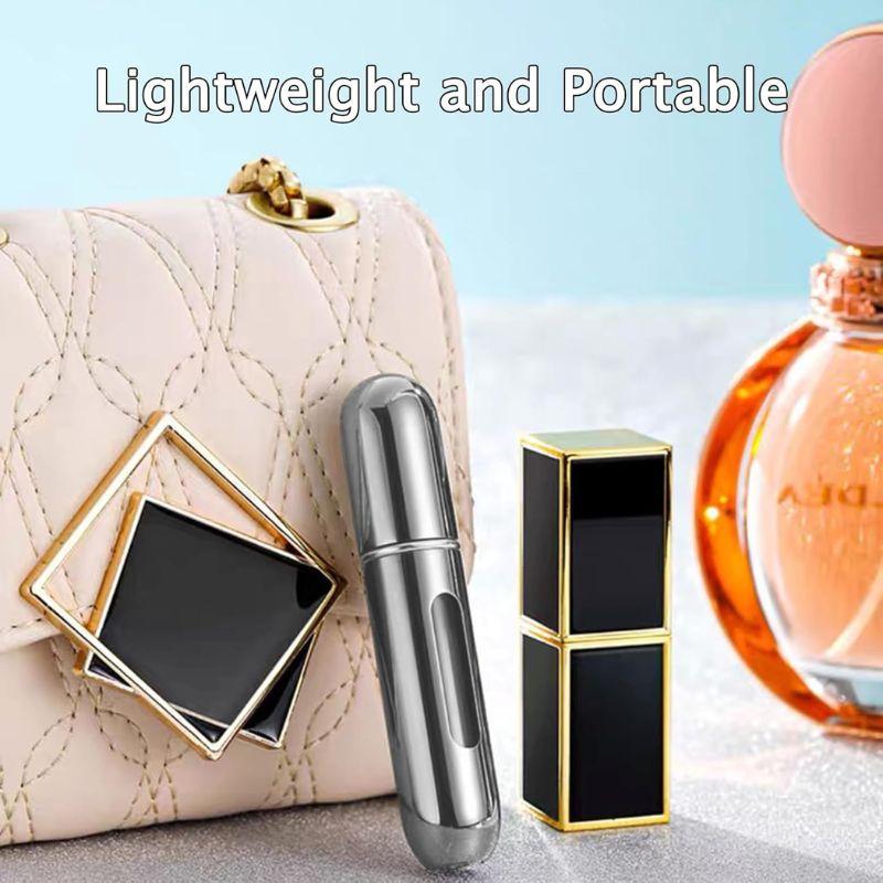 3 PCS Mini Perfume Atomizer Bottles,5ml Spray Container,Portable Size Refillable Pump for Traveling and Outgoing