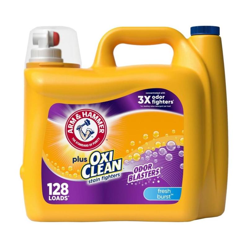 Odor Blasters Fresh Burst, 128 Loads Liquid Laundry Detergent, 166.5 Fl oz