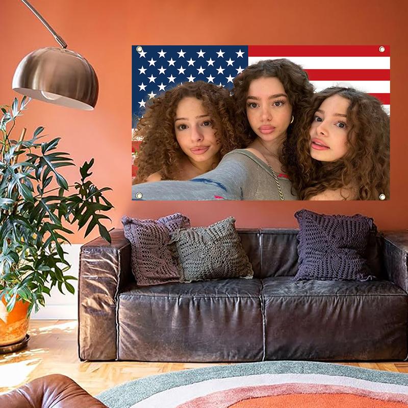 kalogeras sisters Flag 3x5 feet outdoor indoor decoration can be used as gift souvenir bedroom college dormitory concert bar decorations