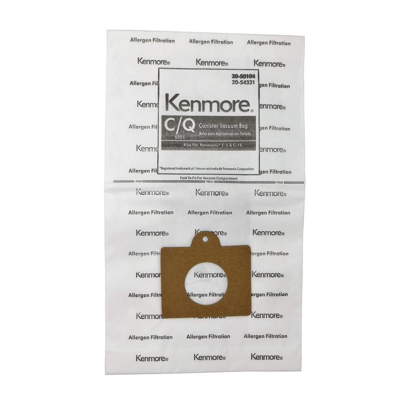 Other 50104 Kenmore Vacuum Bag, Type C and Q, 8-Pack Genuine Original Equipment Manufacturer (OEM) Part