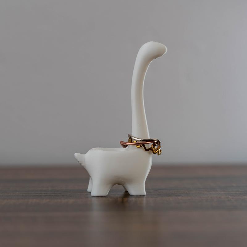 Cute Dinosaur Jewelry Ring Holder Display | Minimalist Decor