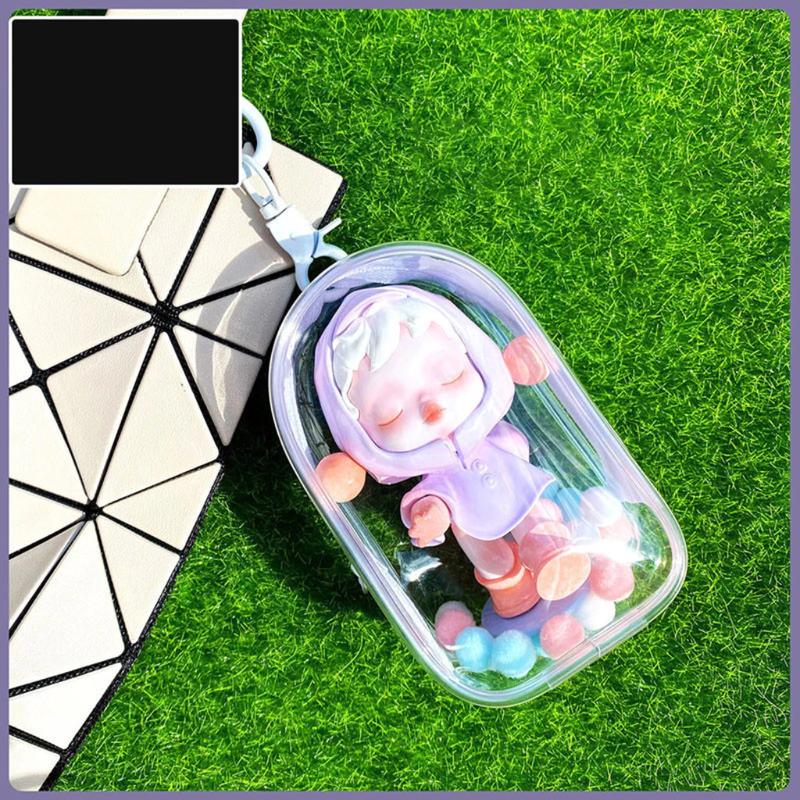 Transparent Doll Bag Doll Display Bag Storage Bag Dustproof Rainproof Scratchproof Suitable for 15cm