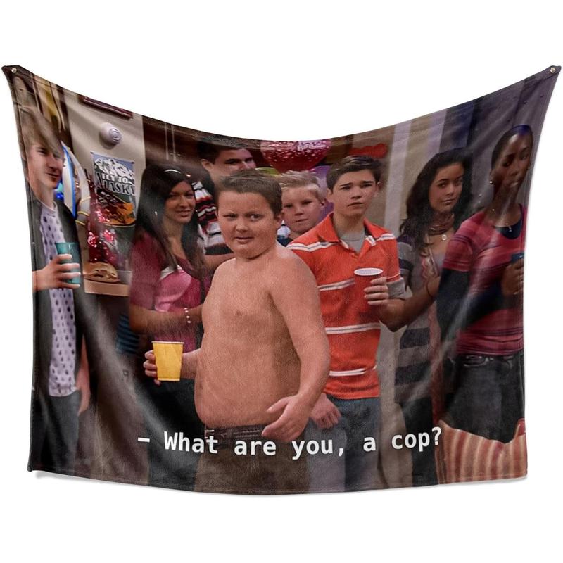 Gibby What are You, A Cop? Tapestry, Funny Flag for College Dorm, Available in Sizes from 40