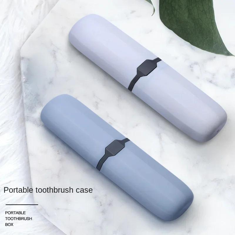 Travel Portable Toothbrush Toothpaste Holder Storage Box Case Pencil Container Cup Bathroom Accessories Outdoor Hiking Camping