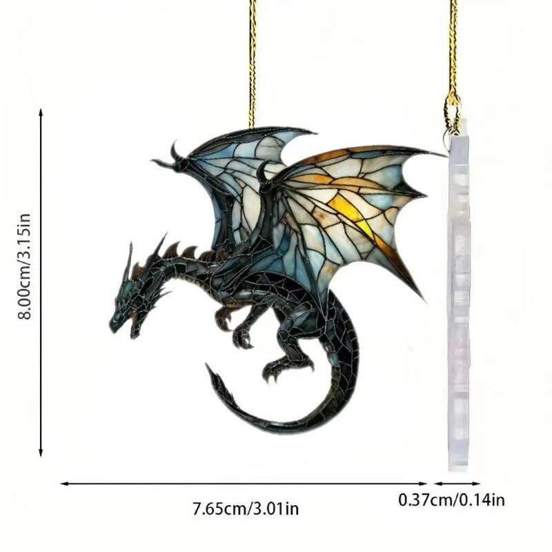 Dragon Design Acrylic Hanging Ornament, 1 Count Creative Hanging Decor, Decoration for Home Living Room Bedroom