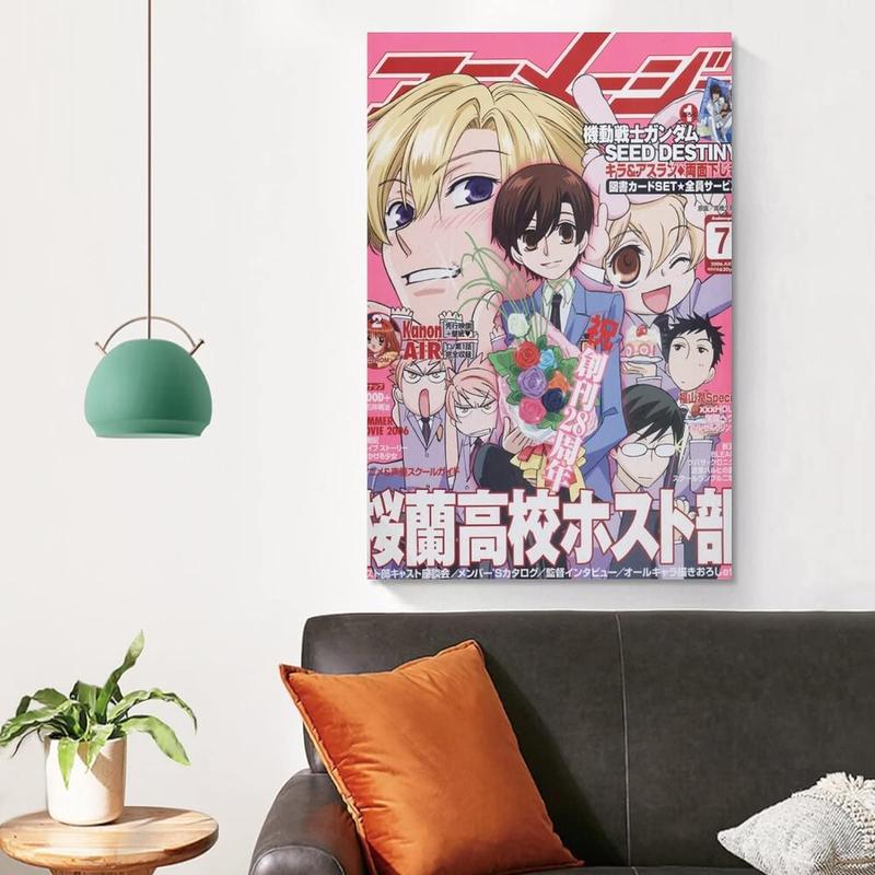 Anime Poster Ouran High School Host Club Canvas Art Poster And Wall Art Picture Print Modern Family Bedroom Decor Posters