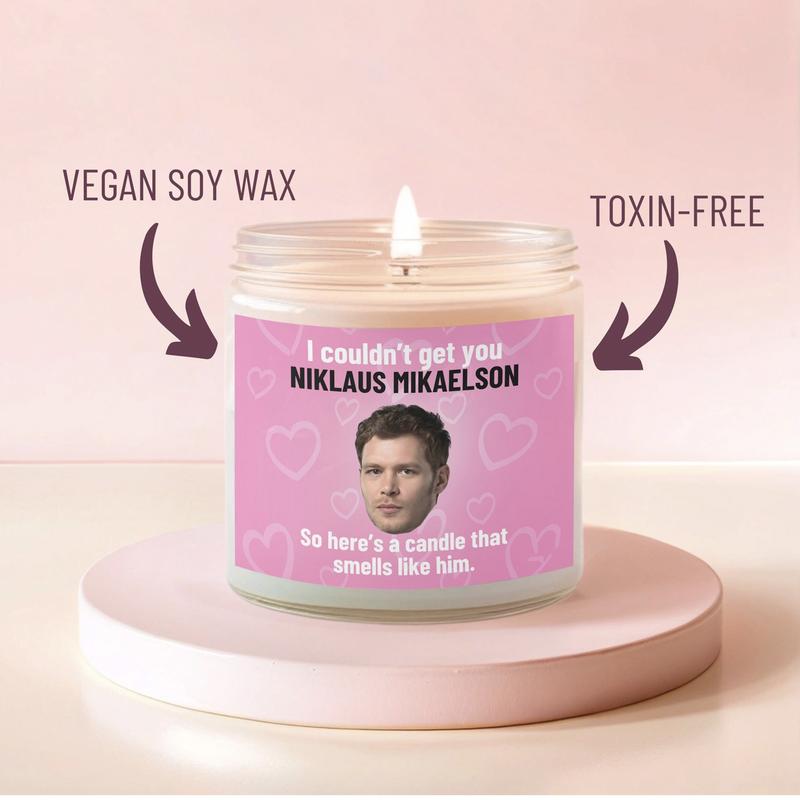 Smells like Niklaus Mikaelson Candle | Niklaus Mikaelson Fan Gift, Best Friend Gifts, Fandom Inspired Candle | Soy Wax Scent Candle