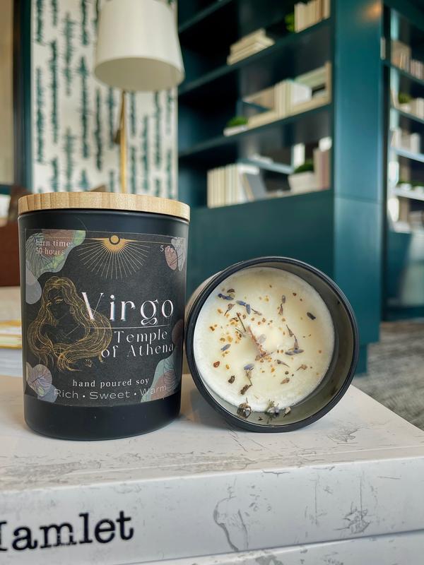 Virgo - Temple of Athena Candle